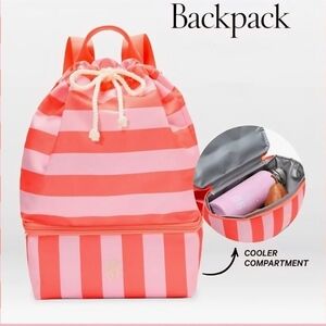 Victoria's Secret Beach Cooler Backpack Summer Bag